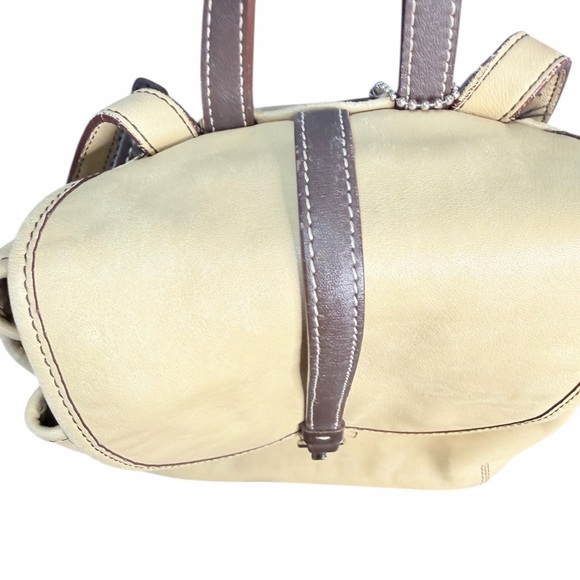 Coach yellow leather Backpack for Women 9368 - Picture 6 of 11